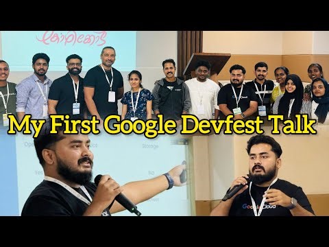I Gave My First Google DevFest Talk at DevFest Kozhikode 2025.