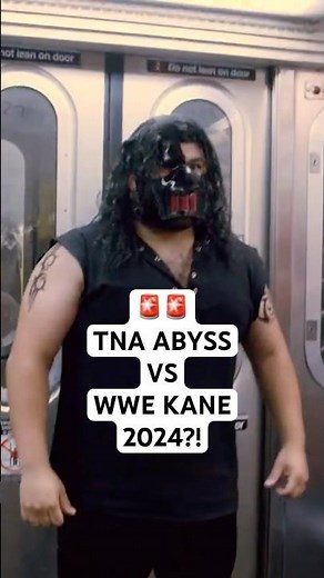 TNA Abyss vs WWE Kane in 2024?! 🤯 #wwe #tna #subwaymania