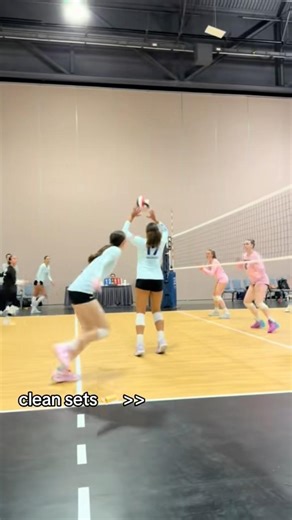 some highlights from our last first game 🩵 #setter #highlights #volleyball #vball #viralvideo