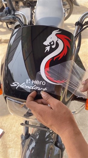 😍Splendor Bike Modification..#shorts #splendormodified #modified #bikeaccessories #sticker ❤️