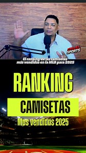 Ranking de camisetas en la MLB 2025 Mas vendidas!🔥⚾ #beisbol #mlb #baseball #yankees | Cruel Sports MLB