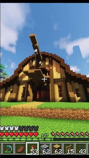 I Built the ULTIMATE Barn in Minecraft Survival! #minecraft #shorts #reels #minecraftshorts