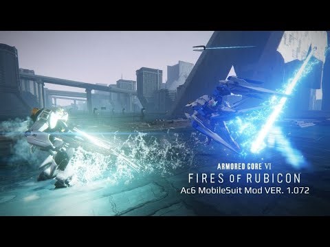 Quick Look At Ac6 MobileSuit Mod ver. 1.072 | 00 Gundam | Armored Core VI Mods
