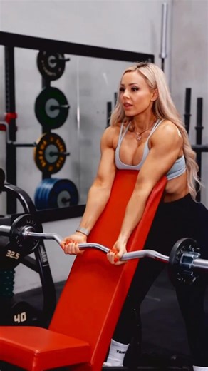 Stephanie Sanzo's beauty with beast mode activate 😈💀 #gym #fitness #ytshorts #motivation #shorts