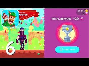 Bowmasters Gameplay Walkthrough Part 6 - Tournament Normal