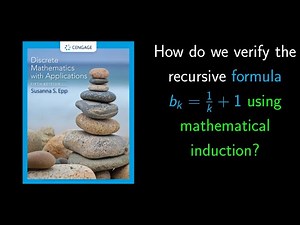 (5.7.29) Verifying Recursive Formula Using Mathematical Induction