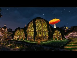 Minecraft - How to Build a Green House 🌼🏵️