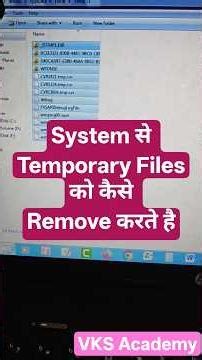 How to Remove Temporary Files⚡ (Boost Speed!)