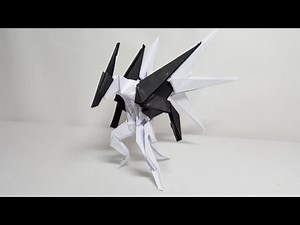 [페이퍼빌드] 종이접기 초급종이로봇 드래곤 만들기 Origami Dragon (Paper Build)