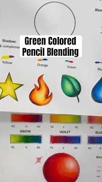 How to Shade Green Without Black | Colored Pencil Color Temperature
