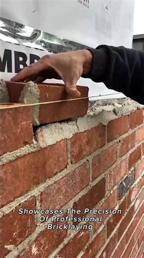 Professional Bricklaying Process | Precision & Craftsmanship