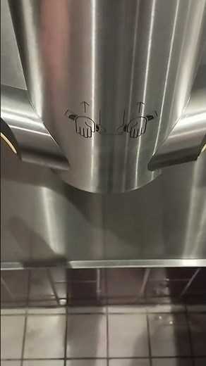 dyson airblade 9kj hand dryer at nandos whitechapel london