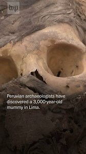 Peruvian archaeologists dig up 3,000-year-old mummy