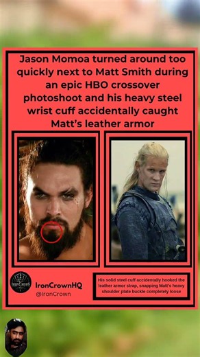 Jason Momoa ACCIDENTALLY Broke Matt Smith’s Armor