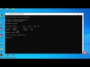 Format flashdisk untuk bootable windows dengan CMD "Command prompt"