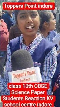 class 10th CBSE science paper students reactions 2026.10th cbse science paper review #10thscience.