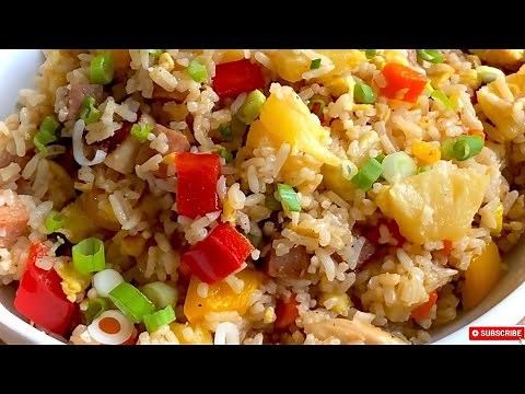 How to | Hawaiian Fried rice recipe | Pineapple Fried Rice recipe