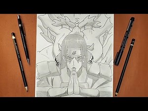 How to Draw HASHIRAMA SENJU Sage Mode - Easy Anime Drawing [Naruto Shippuden]