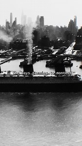 84 years ago today, the shipping world lost an icon. On February 9, 1942, the beloved Normandie was destroyed by an inferno at her berth in New York City. After waiting in limbo for years in New York and ultimately falling into American hands at the height of the Second World War, her new owners had grand plans for their new toy, but negligence and ignorance would spell the end for the world's grandest ocean liner. 🔗to full video in comments. | Oceanliner Designs