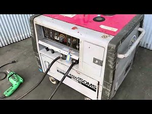 ウェルダー2 新ダイワ エンジンウェルダー(溶接機&発電機) EGW150MS 溶接最大150A 100電源使用可能
