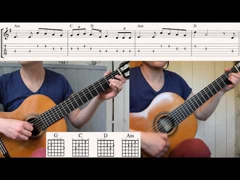 Star Wars Theme - John Williams | Easy Classical Guitar Cover +Tabs