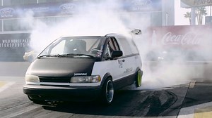 NOW THAT'S TOYOTA DIFFERENT Tarago burns them up on the track. | Mentone Toyota
