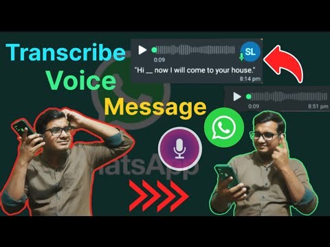 How To Transcribe Voice Message in WhatsApp | Turn on or off | ISL 