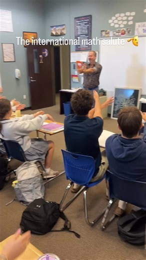 The international math salute 🫡 (and some good problems solving advice from James Tanton. | Regents School of Austin Mathematics