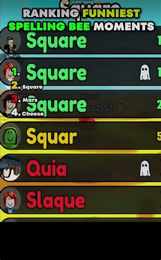 Roblox spelling bee moments 💀💀💀💀💀💀