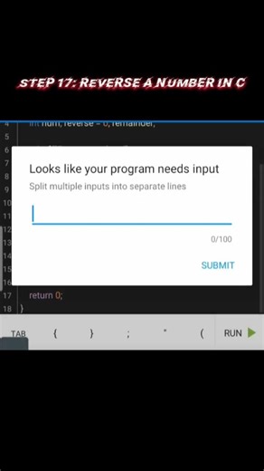 Learning C step by step💻Day 17: Reverse a Number in C Building logic using loops🔁#shorts#keepcoding