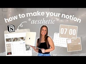 19 ways to make your notion aesthetic *for beginners* (tutorial + free template!)