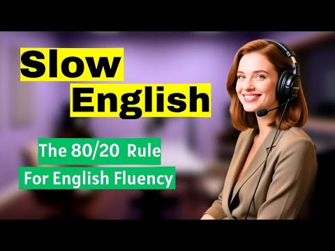 The 80/20 Rule: Learn English Faster with Less Effort |Slow English Podcast