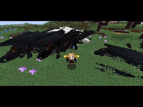 BOOK OF DRAGONS MOD/ I HAVE A NIGHT FURY ARMY?! #minecraft #httyd #toothless #minecraftsurvival