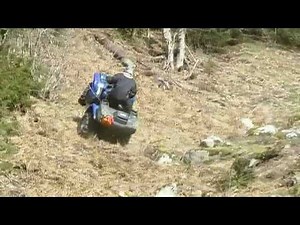ATV CRASH !!!!!!! 09 GRIZZLY 700 @ CAROLIN MINES