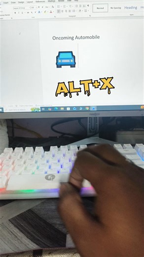 Ms Word Transport emoji Symbol Shortcut Keys 🚘#please_subscribe_my_channel #like #shorts #computer