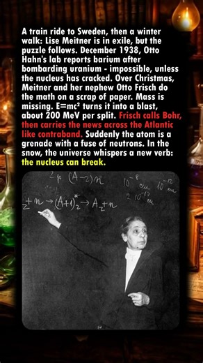 Lise Meitner and the Winter Walk That Revealed Nuclear Fission