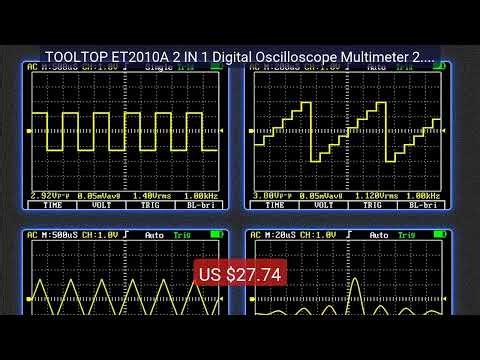 TOOLTOP ET2010A 2 IN 1 Digital Oscilloscope Multimeter 2.5Msps... — Hot Deal 2026 | Limited Offer!