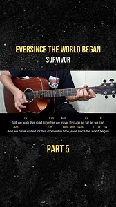 15K views · 346 reactions | Eversince The World Began - Survivor | Guitar Tutorial part 5 | Boss Biong | Facebook