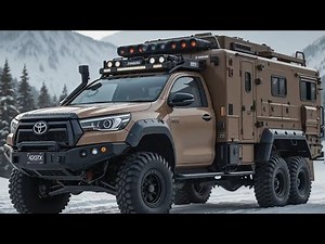 Toyota Hilux Goes 6x6! Meet the Rugged Camper Built for Any Terrain