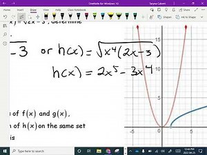 Lesson #2 Product and Quotients of Functions