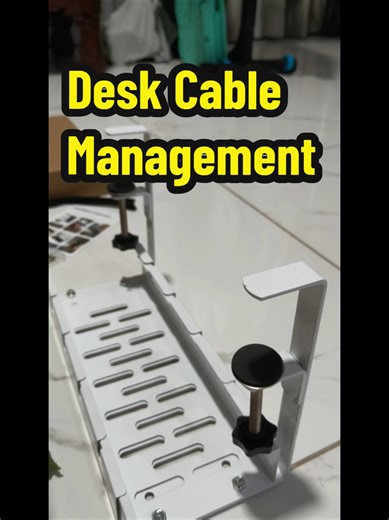 Enhance Your Workspace with a Cable Management Tray