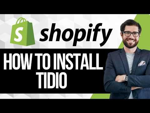 How to Install Tidio on Shopify