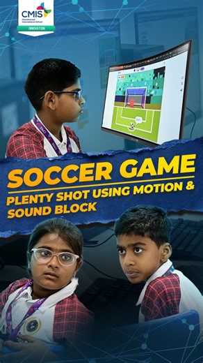 Chandramari international school on Instagram: "When science meets play, innovation takes the field! 🌟 At Chandramari International School (CMIS), our young innovators turned coding into a soccer challenge using Pictobox! 🎮 By experimenting with sound sensors and motion detectors, students discovered how vibrations and movements can control actions — just like real-world sports technology. Through this exciting hands-on activity, they learned how science, coding, and creativity work together t