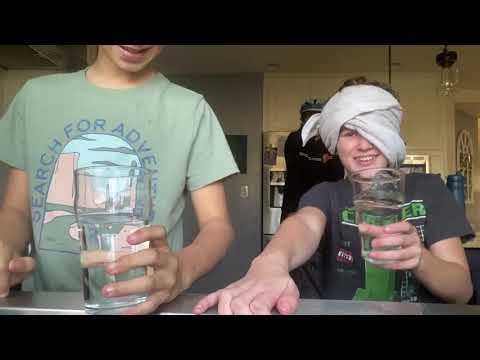 We did the 24 hours blindfolded challenge!!!!