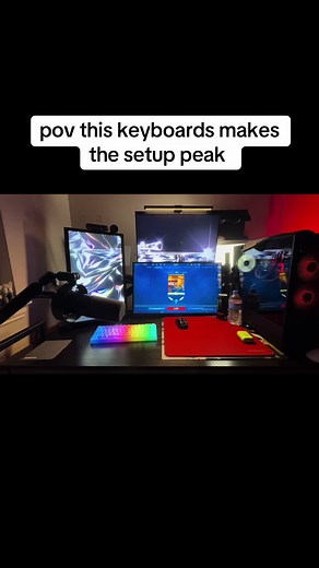 wired and wireless options #fyp #fypシ #setup #gaming #techtok #keyboard #xvx