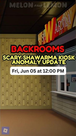 BACKROOMS + Shawarma Kiosk Anomaly + Youtuber Collab?!? 😱 - Roblox #roblox #backrooms #shawarmakiosk