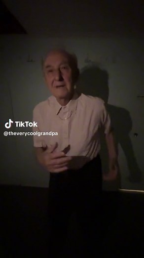 Cool Grandpa Dancing to Trendy Song
