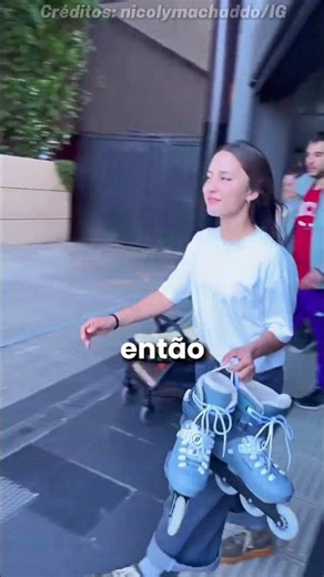 Ela precisou usar os patins! 🤠 #shorts