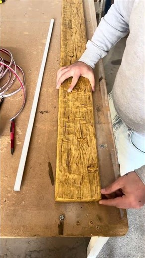 Tablas Rústicas con Luz💡 #diseñointeriores #consejosdecoración