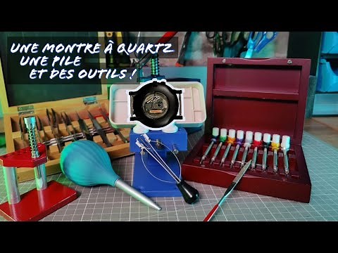 Montre à quartz - changer une pile (soi-même, bien sûr!) + outils pratiques